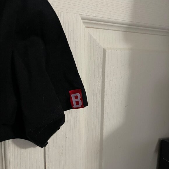 Breezy Excursion Mens NWOT Short Sleeve BEST Velvet Spellout T-Shirt Small - Picture 5 of 7